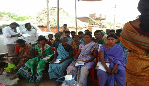 Actively Participated Women farmers in Training Programme held in Mallapuram village, Prakasam Dist.